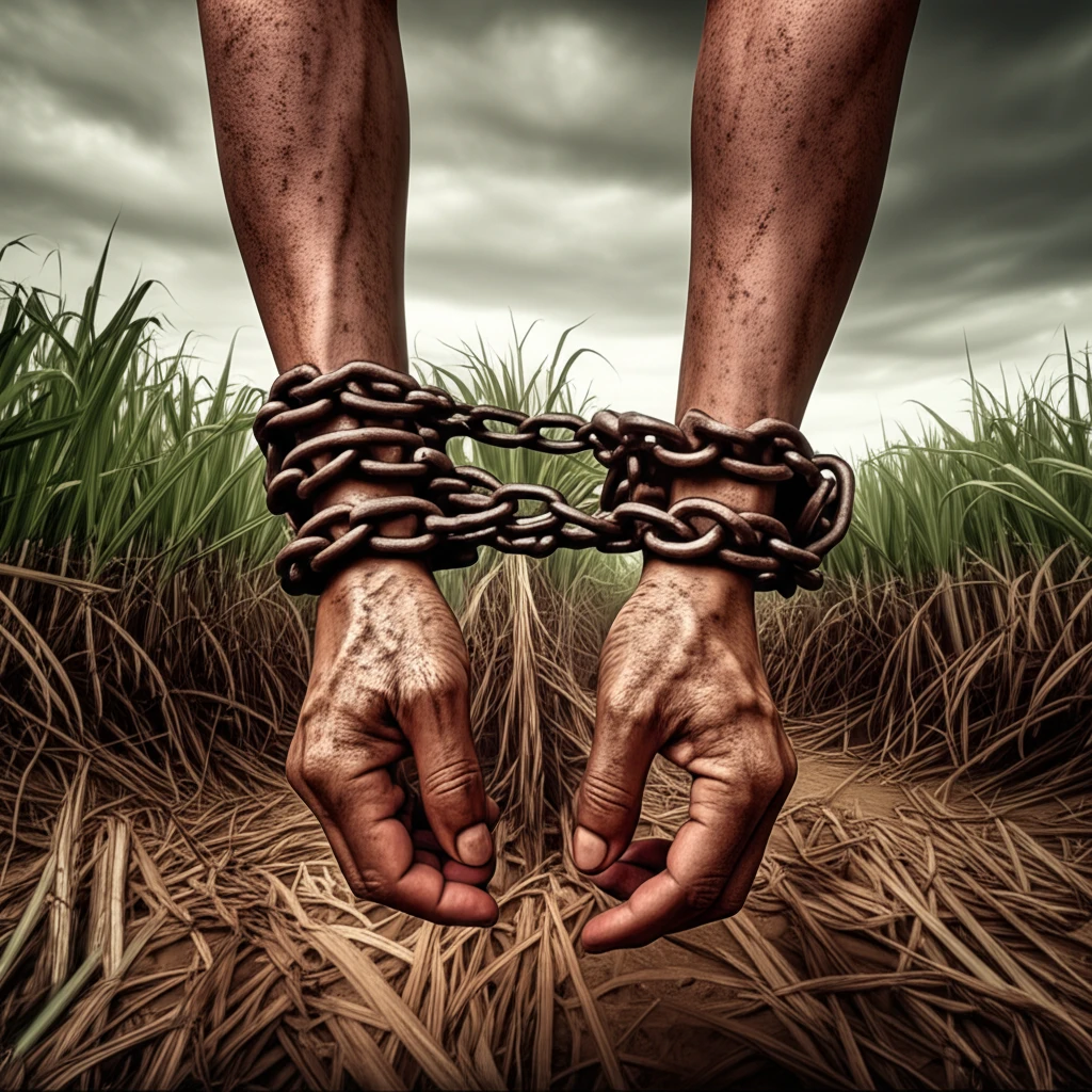 브라질 사탕수수 농장 풍경