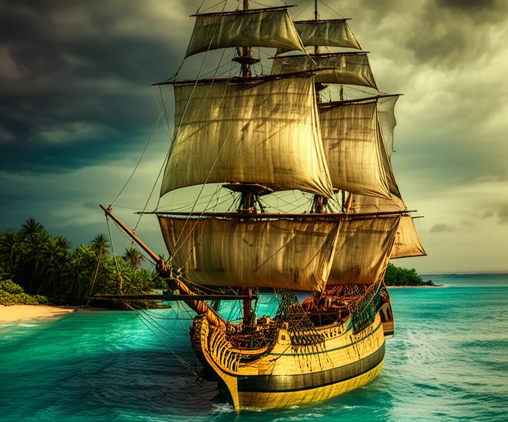 중남미 선교 활동을 묘사하는 역사화