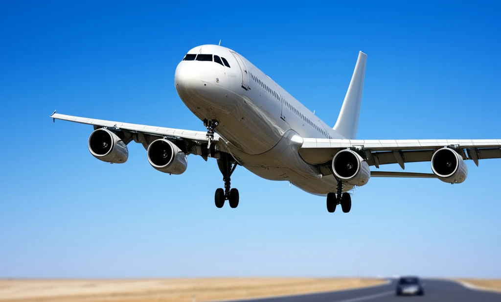 비행기의 양력과 항력의 균형을 보여주는 이미지