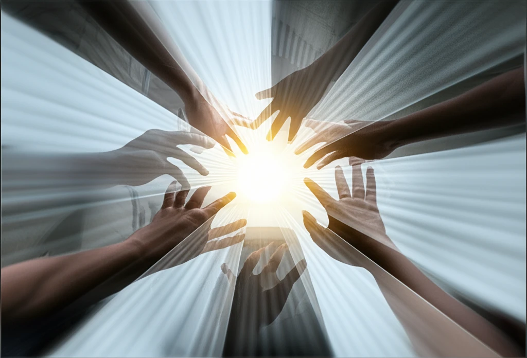 인도 정치 현장의 군중 이미지